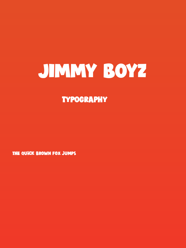 JIMMY BOYZ Poster