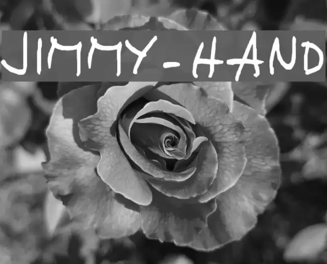JIMMY-HAND خط examples