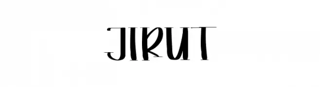 JIRUT  フリーフォントのダウンロード