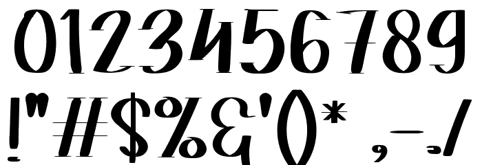 JIRUT Font OTHER CHARS