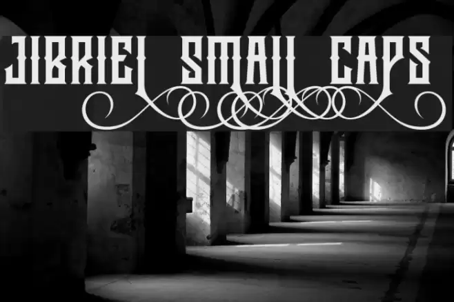 Jibriel Small Caps फ़ॉन्ट examples