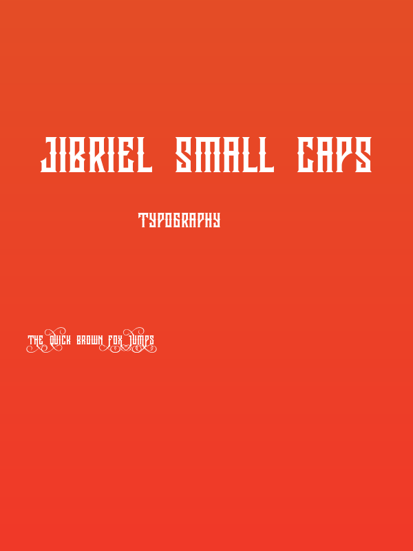 Jibriel Small Caps Poster