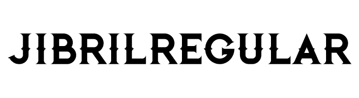 Jibril Regular  font caratteri gratis