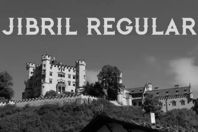 Jibril Regular Font examples