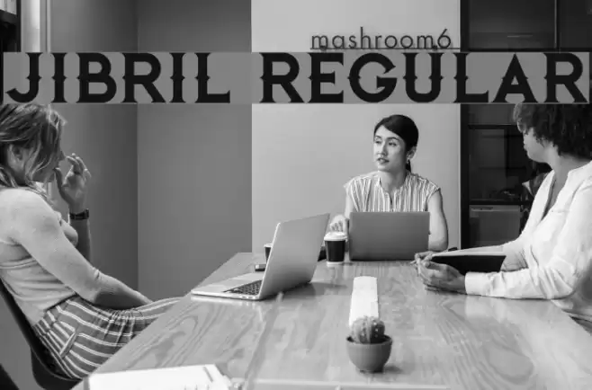 Jibril Regular Font examples