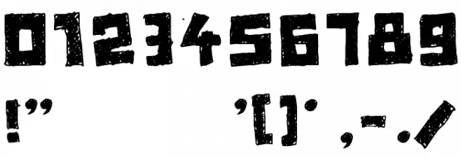 Jiczyn Font OTHER CHARS