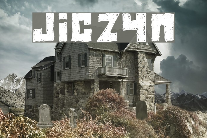 Jiczyn Font examples