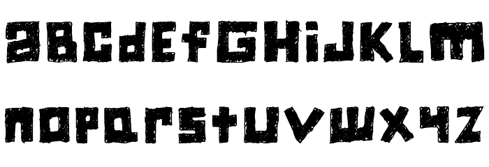 Jiczyn Font LOWERCASE