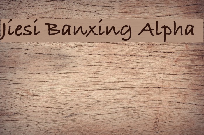 Jiesi Banxing Alpha Example 1