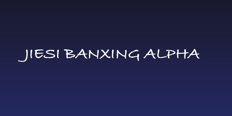 Jiesi Banxing Alpha Social Header