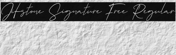 Jifstone Signature Free Regular Example 1