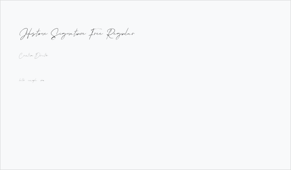 Jifstone Signature Free Regular Business Card