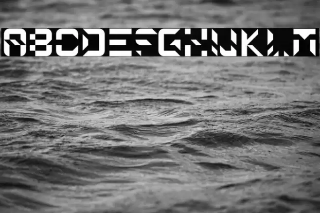 JigSaw Font examples