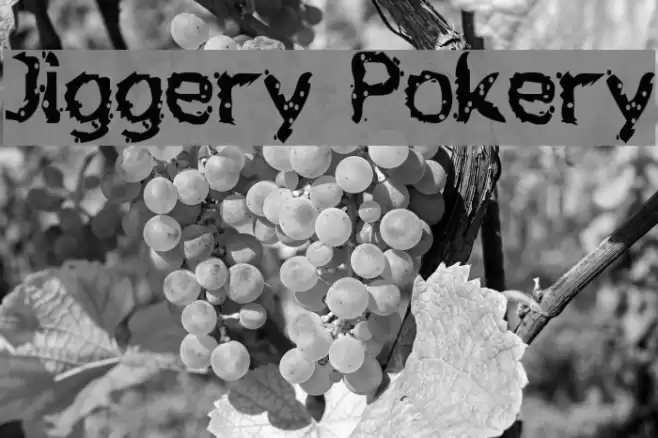 Jiggery Pokery Font examples