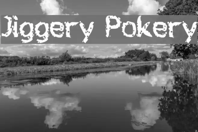 Jiggery Pokery Font examples