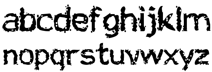 Jiggery Pokery Font LOWERCASE
