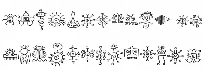 Jiggery pokery Schriftart Kleinbuchstaben