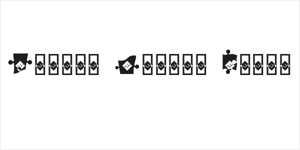 Jigsaw Puzzle Black Logo