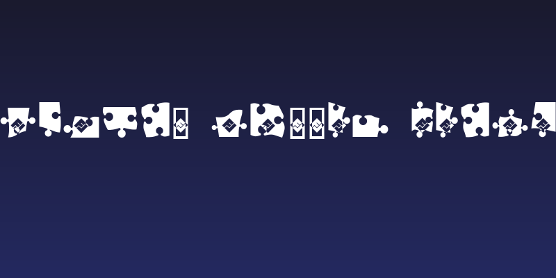 Jigsaw Puzzle Black Social Header