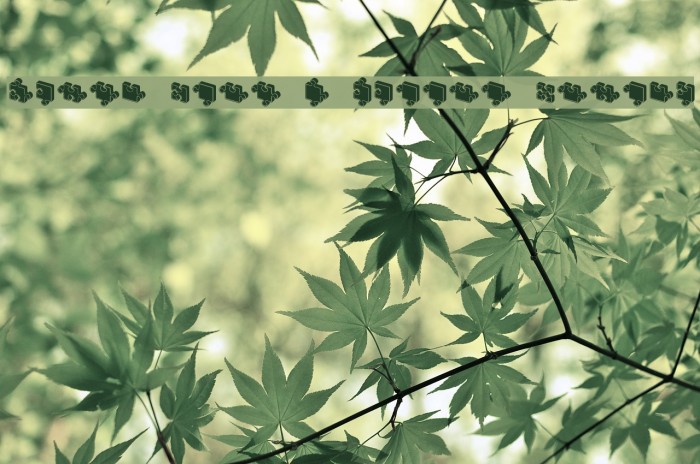 Jigsaw Puzzles 3D Filled Regular Font examples