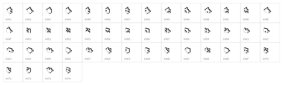 Jigsaw Puzzles 3D Regular Character Map