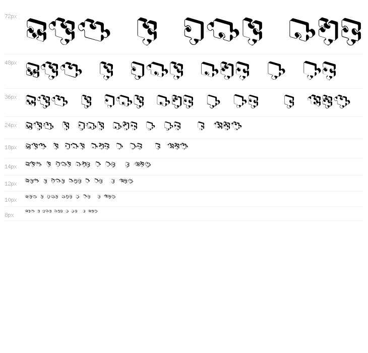 Jigsaw Puzzles 3D Regular Waterfall