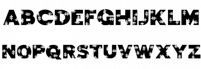 JigsawTrouserdrop-Regular Schriftart Kleinbuchstaben