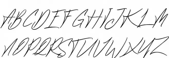 Jillfester Demo Brush Font OTHER CHARS