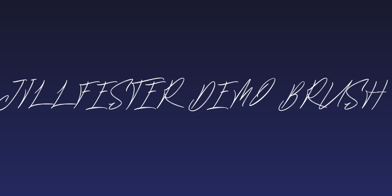 Jillfester Demo Brush Social Header