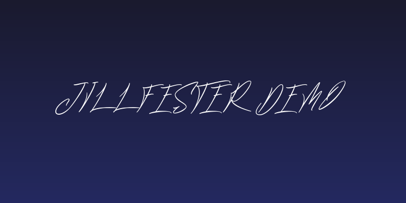 Jillfester Demo Social Header