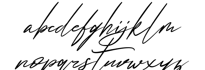 Jillfester Demo Font LOWERCASE