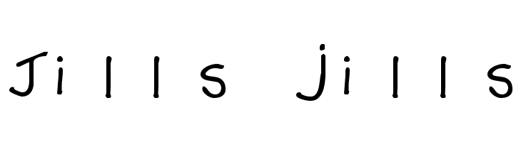 Jills jills  font caratteri gratis