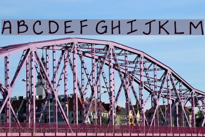 Jills jills Font examples
