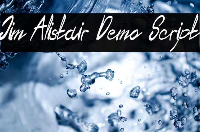 Jim Alistair Demo Script Example 1