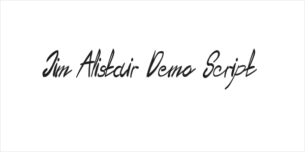 Jim Alistair Demo Script Logo