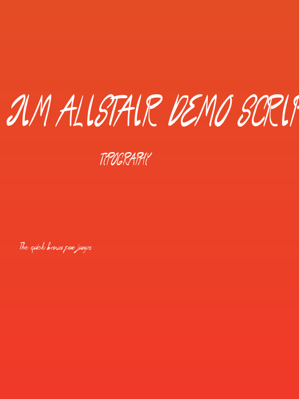 Jim Alistair Demo Script Poster