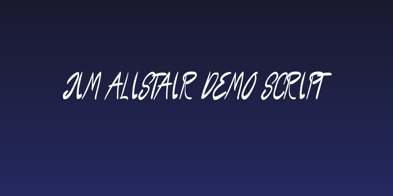 Jim Alistair Demo Script Social Header