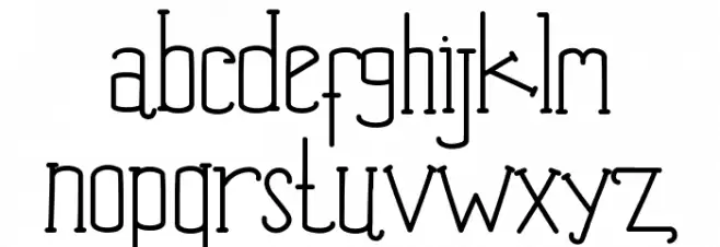 Jim Alistair Demo Serif फ़ॉन्ट लोअरकेस