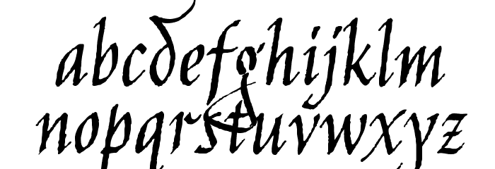 Jim Nightshade Font LOWERCASE