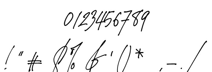 Jim Sintergate Font OTHER CHARS