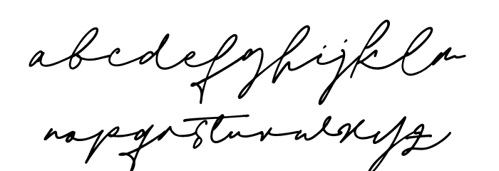 Jim Sintergate Font LOWERCASE