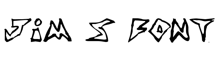 Jim s Font Font