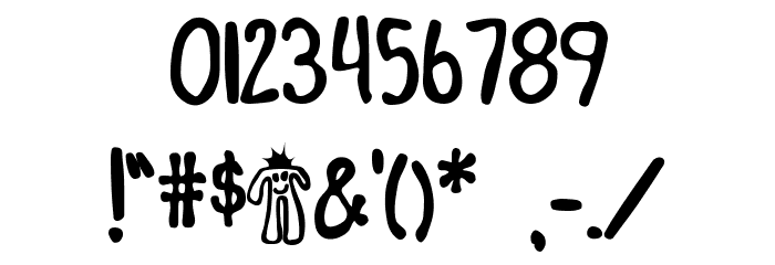 Jim-teacher Font OTHER CHARS