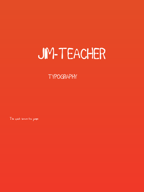 Jim-teacher Poster