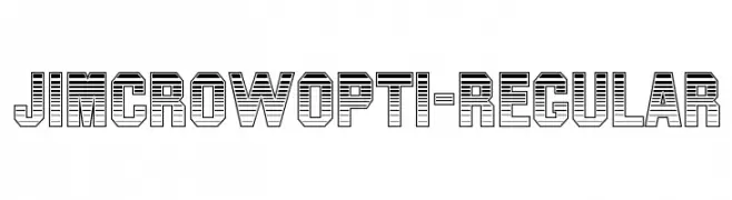 JimCrowOpti-Regular  Descarca Fonturi Gratis