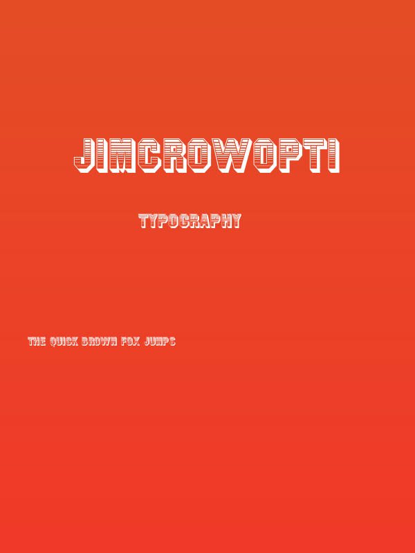 JimCrowOpti Poster