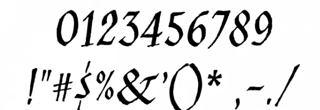 JimNightshade-Regular Font OTHER CHARS