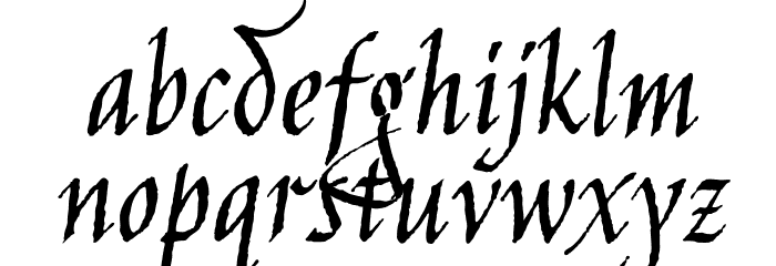 JimNightshade-Regular Font LOWERCASE