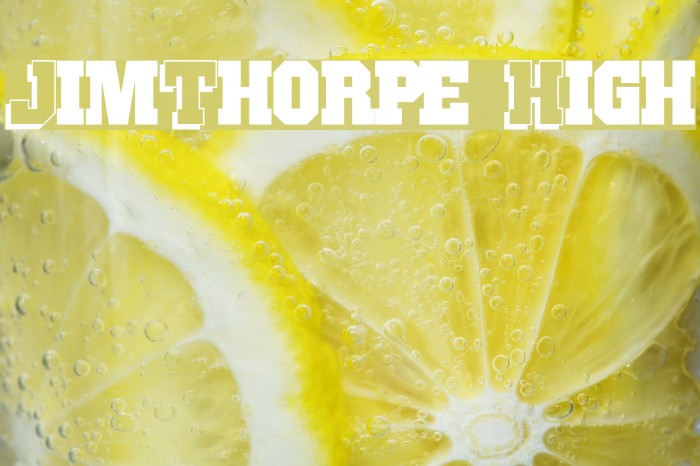 JimThorpe High Font examples