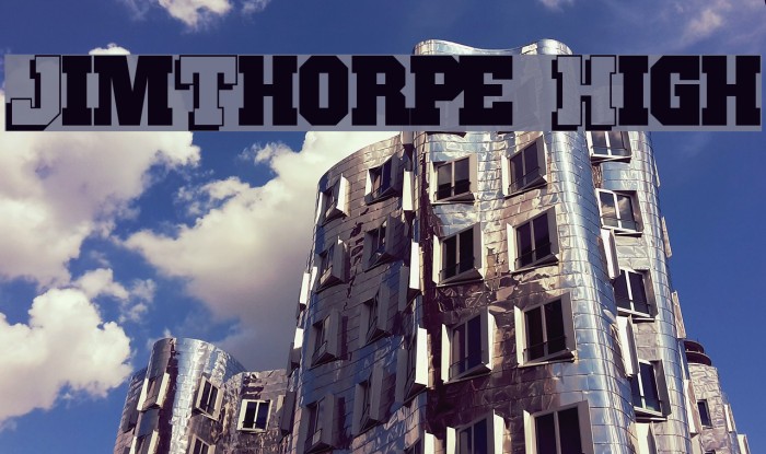 JimThorpe High Font examples
